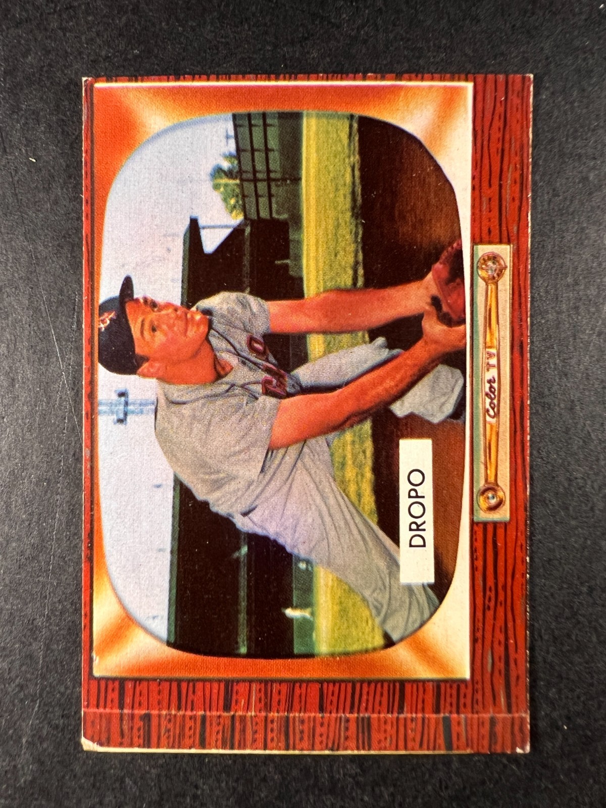 1955 Bowman Walt Dropo #285 miscut