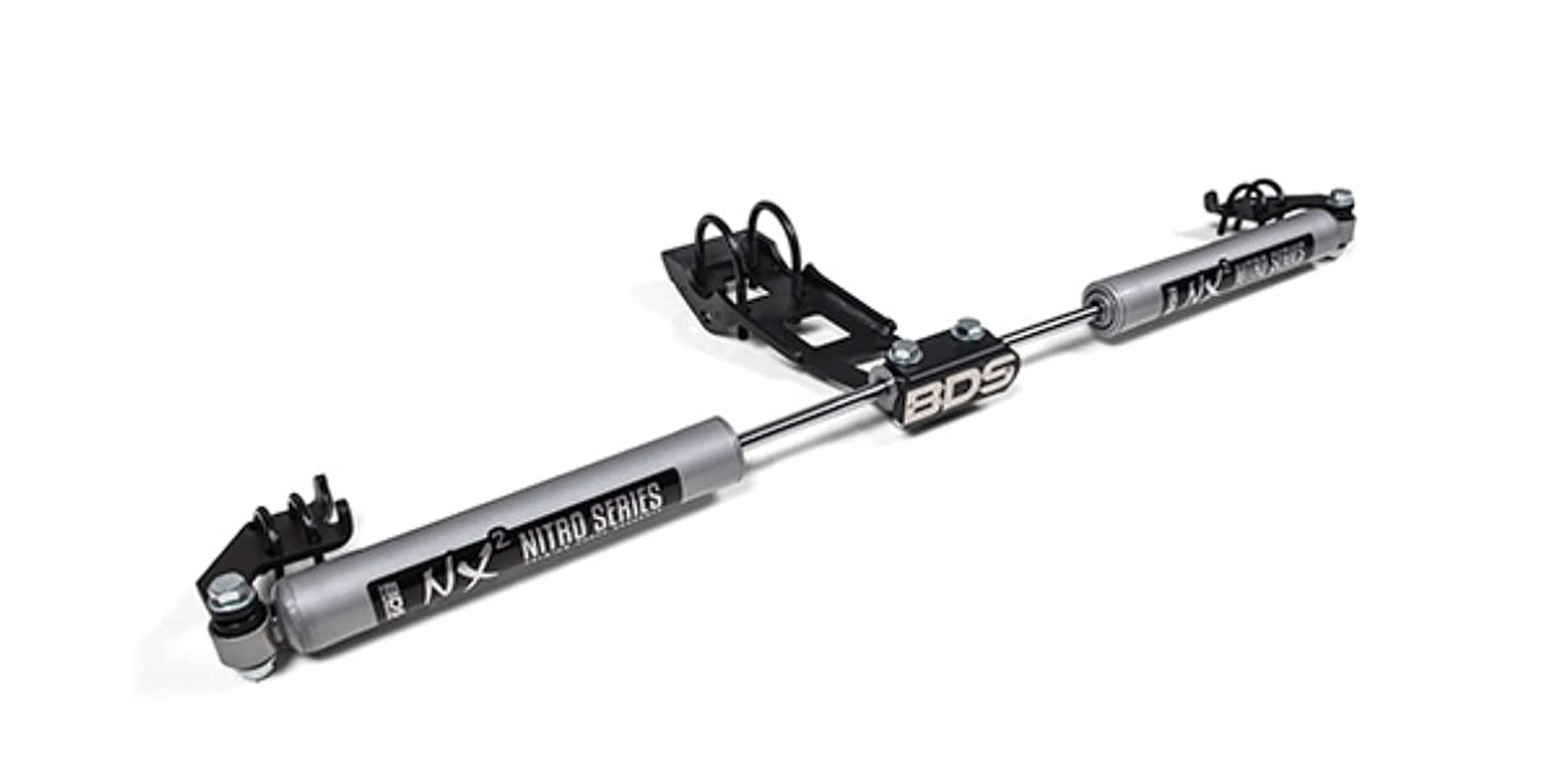 BDS Suspension NX2 Dual Steering Stabilizer Kit for 05-21 Ford F250 / F350 Su...