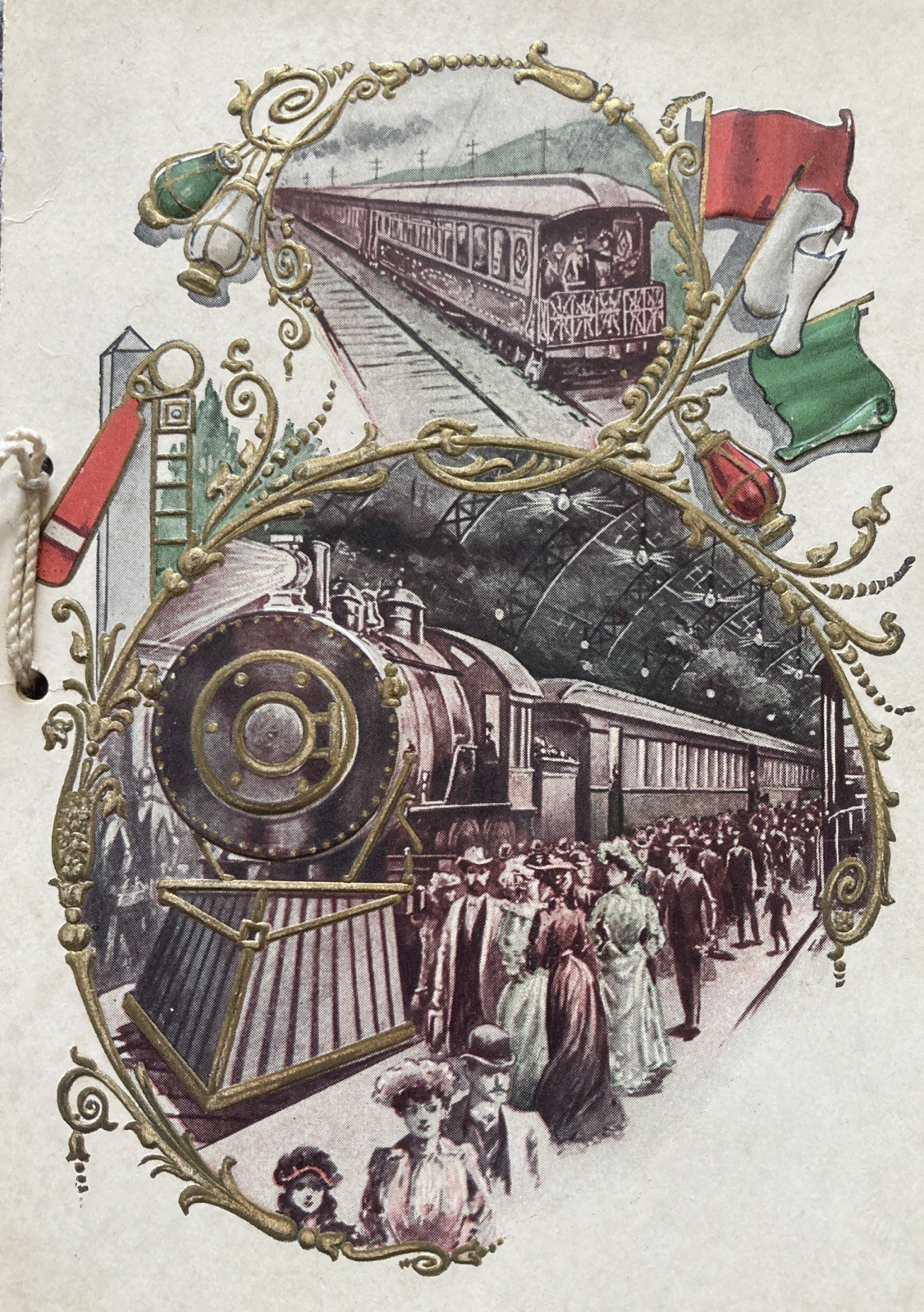 1907 Brotherhood Locomotive Firemen Enginemen Schenectady NY 5th Annual Ball