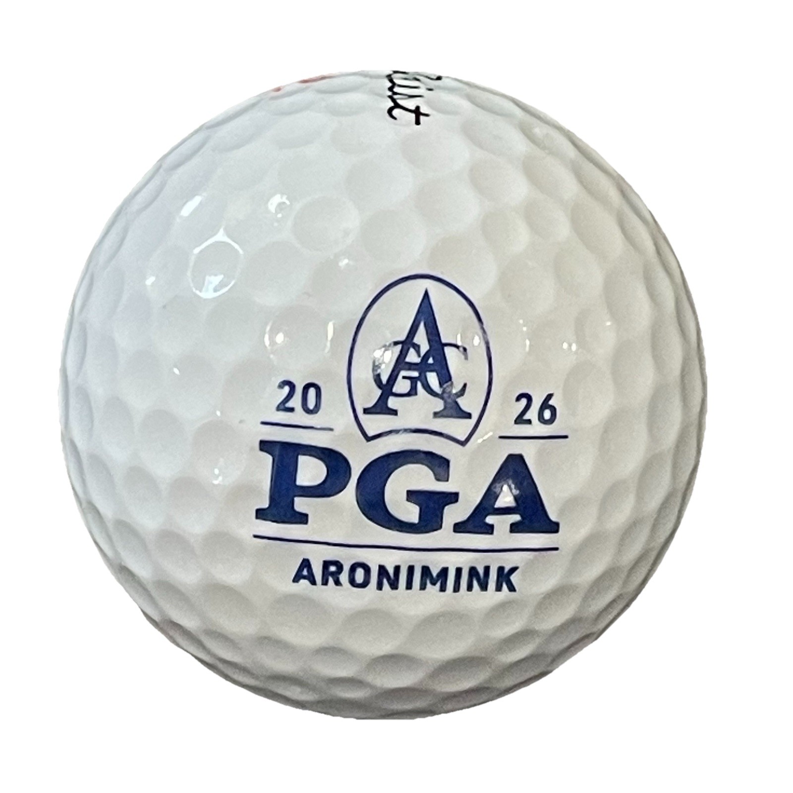 2026 PGA Championship Logo Golf Ball PGA Tour Unsigned Titleist Aronimink GC