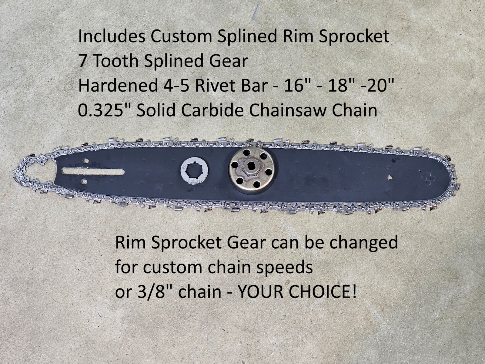 Rim Sprocket Fits TOP HANDLE 2826-20 Milwaukee M18 Fuel ChainSaw 16-20\