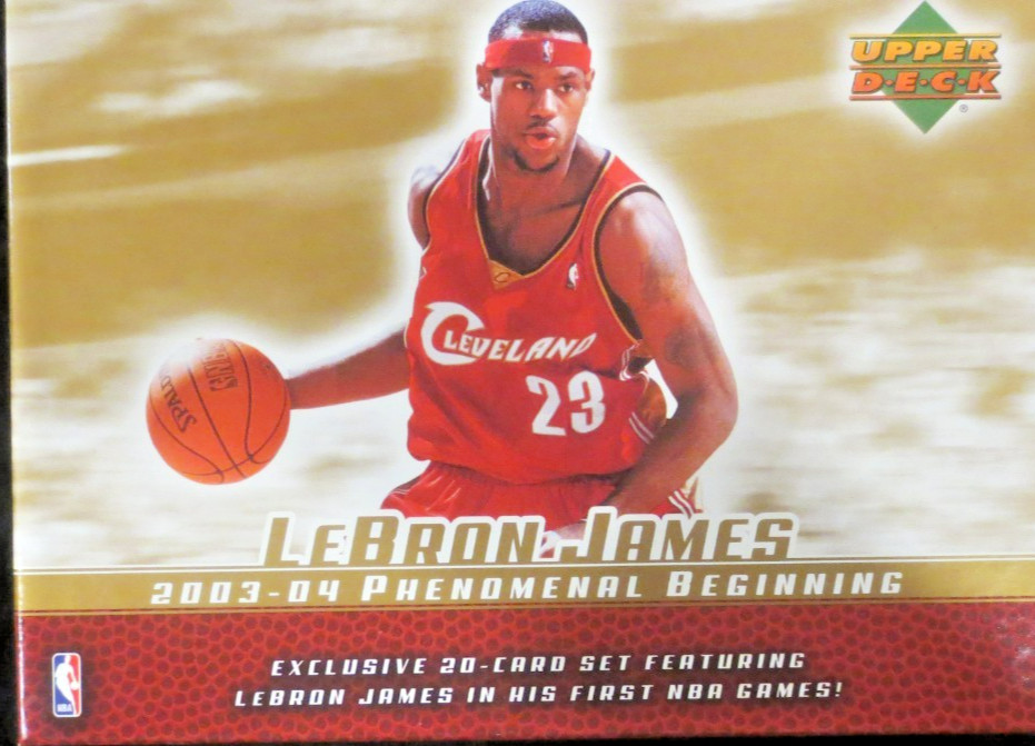 2003-04 Upper Deck Phenomenal Beginning Lebron James Exclusive 20 Card RC Set