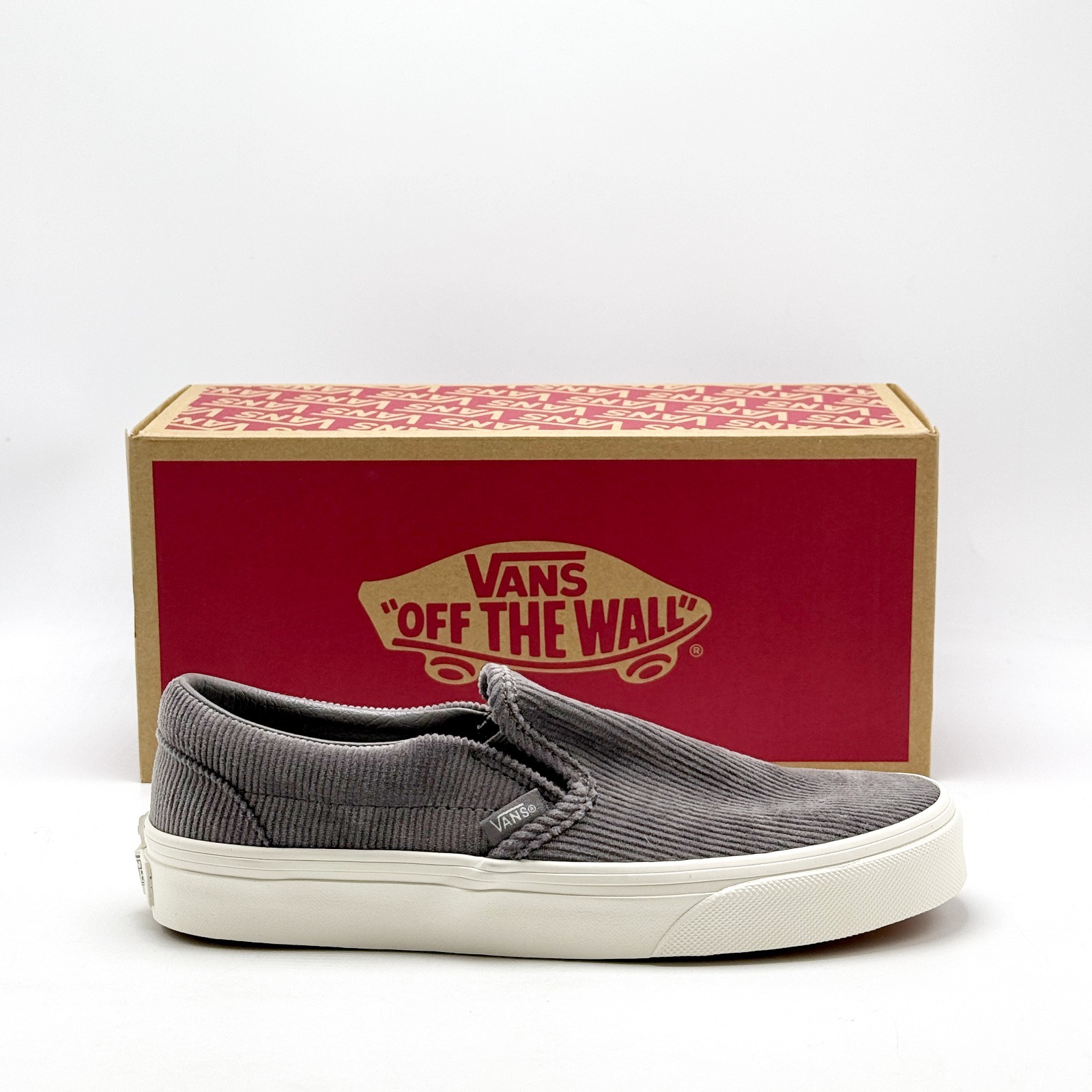 *NEW* VANS UNISEX Classic Slip-On Corduroy DRIFTWOOD (VN0A2Z41 D3Y) 👍