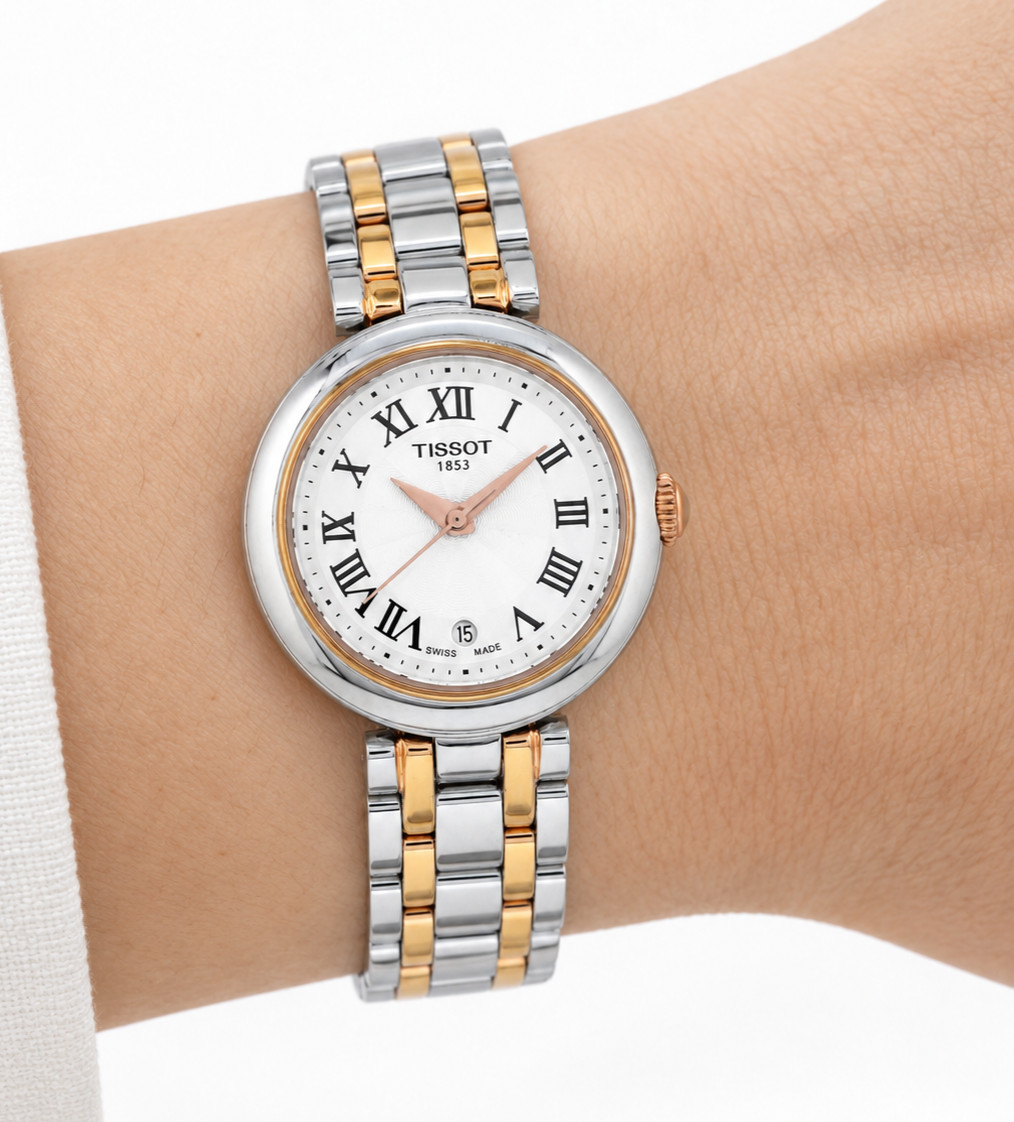 TISSOT Bellissima T126.010.22.013.0126 Small Lady White Dial 26mm Quartz Watch