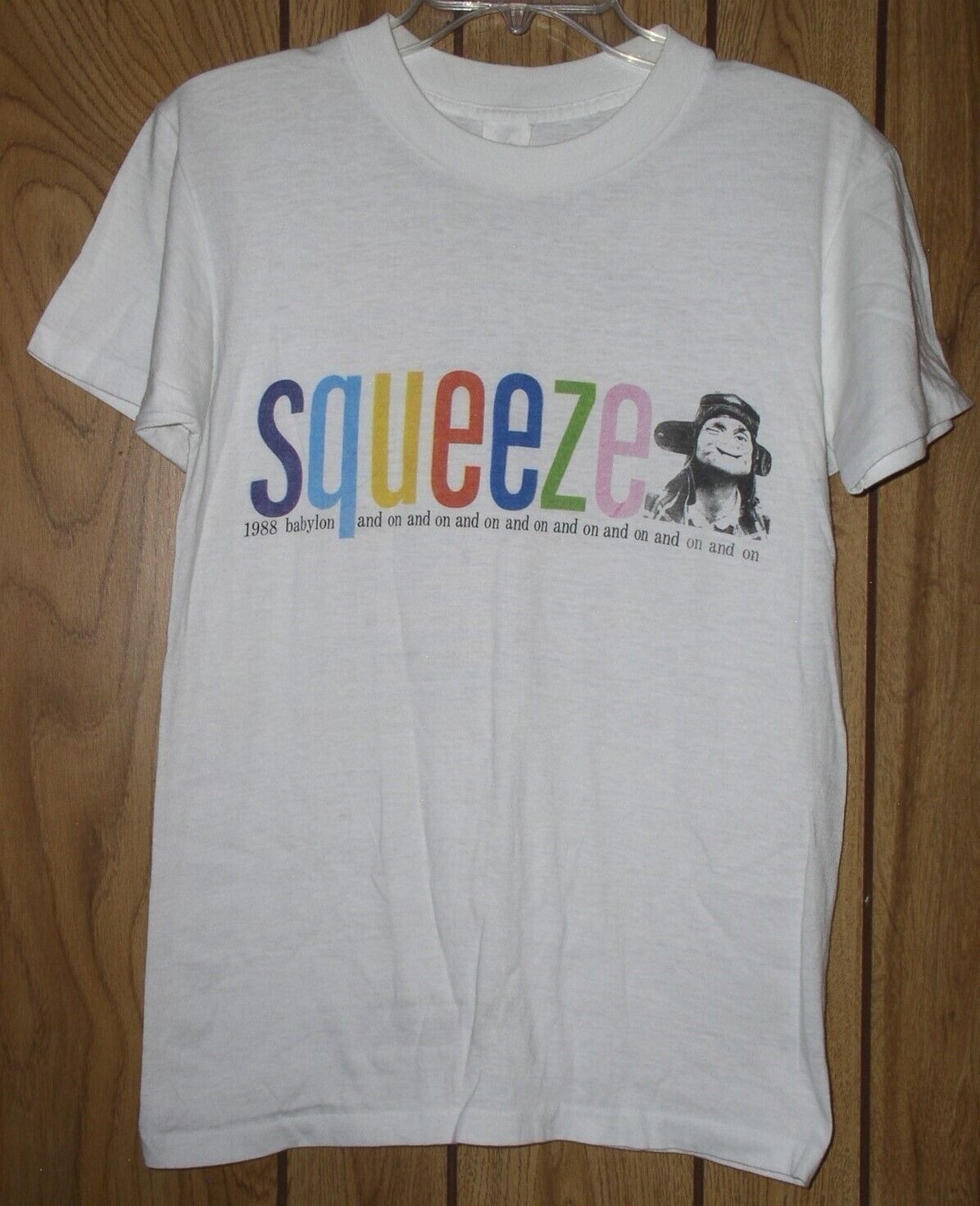 Vintage 1988 Squeeze Band On Tour Music S to 5XL Tee Shirt IL301
