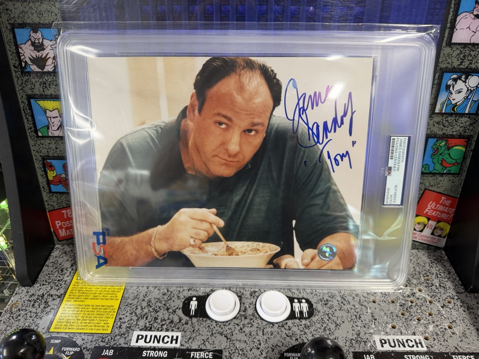 James Gandolfini Signed 8x10 Photo Tony Soprano The Sopranos PSA/DNA Auto