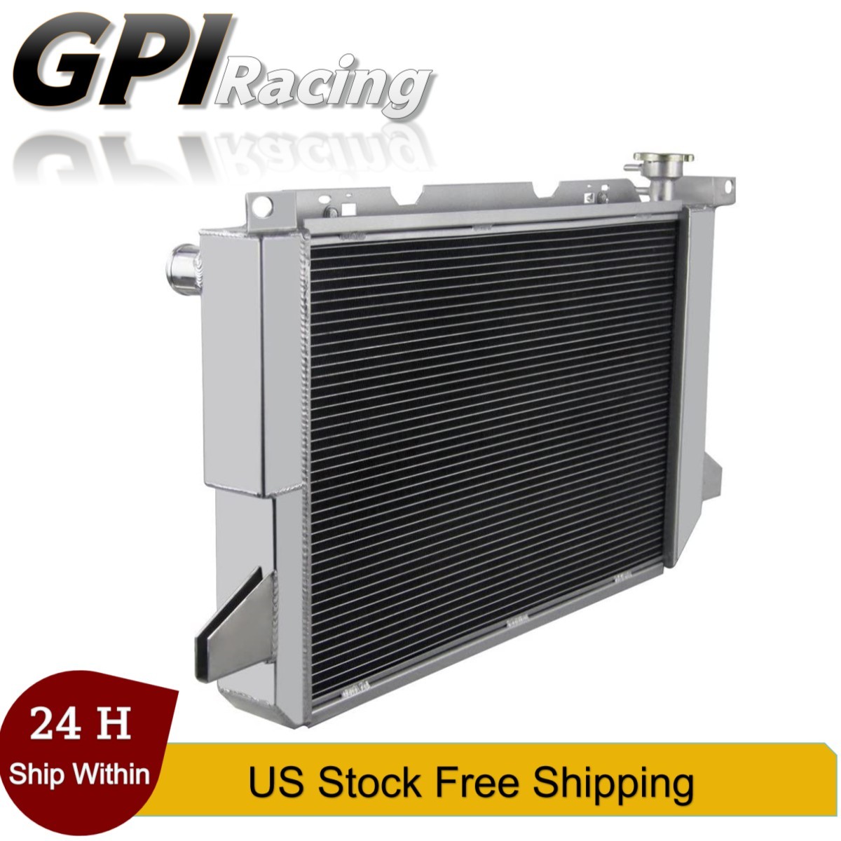 3 Row Alum Radiator Fit 1985-97 Ford F150 F250 F350 Bronco 5.0L 5.8L 7.5L CU1451 3 Row Alum Radiator Fit 1985-97 Ford F150 F250 F350 Bronco 5.0L 5.8L 7.5L CU1451