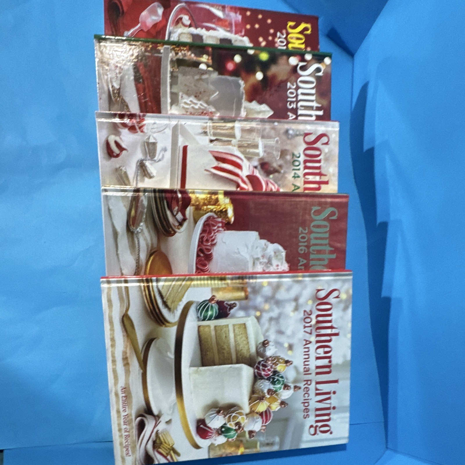 Southern Living Annual Recipes Hardcover Lot Of 5. 2012/13/14/16/2017. (IS) Southern Living Annual Recipes Hardcover Lot Of 5. 2012/13/14/16/2017. (IS)