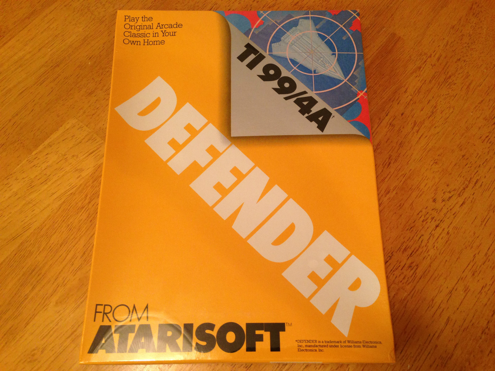 DEFENDER  for Texas Instruments TI 99/4a Computer System - NEW CASE FRESH -NIB