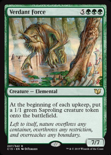 x1 Verdant Force R MTG Commander 2015 M/NM, English x1 Verdant Force R MTG Commander 2015 M/NM, English
