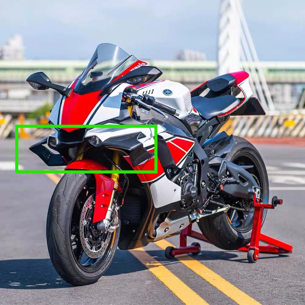 Matte For Yamaha YZF-R6 2017-2020 Side Winglets Spoiler Air Deflector Fairing