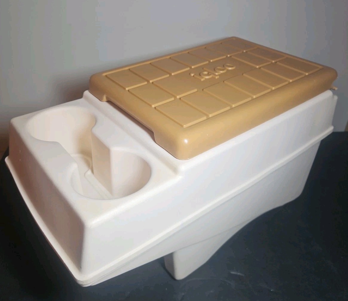 1983 Igloo Little Kool Rest Cooler Center Console Brown/Cream Ice Chest