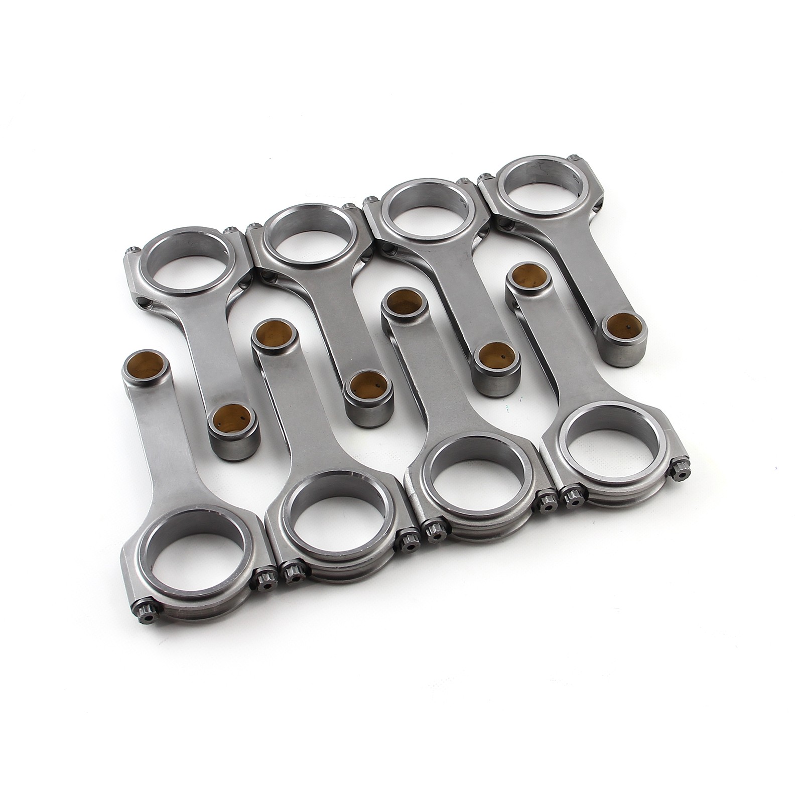 H Beam 6.760 2.375 .990 Bronze Bush 4340 Connecting Rods Mopar BB 440