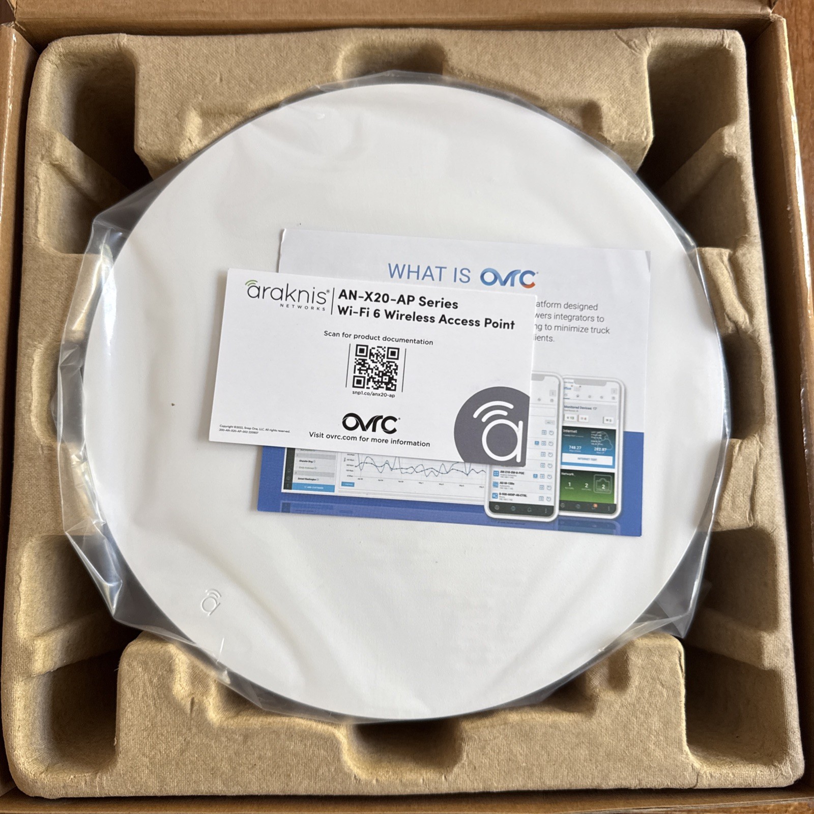 NEW ARAKNIS Networks AN-820-AP-I Wi‑Fi 6 Dual-Band AX3600 Indoor Access Point