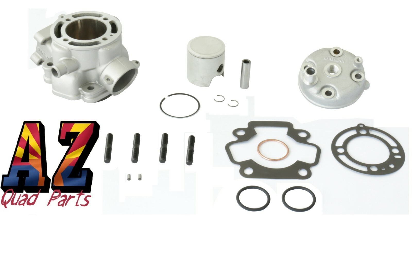 02-24 Kawasaki KX65 KX 65 44.50mm Athena Stock Bore Cylinder Top End Piston Kit