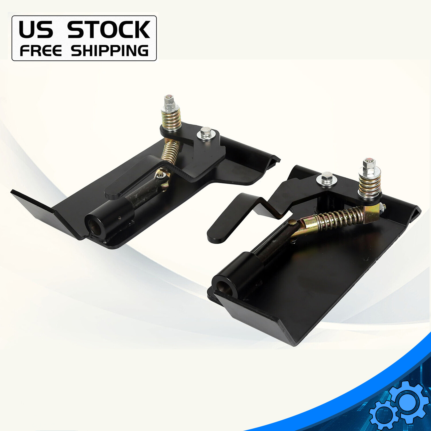 2X Weld On Skid Steer Quick Attach Conversion Adapter Quick Tach Latch Box 2X Weld On Skid Steer Quick Attach Conversion Adapter Quick Tach Latch Box
