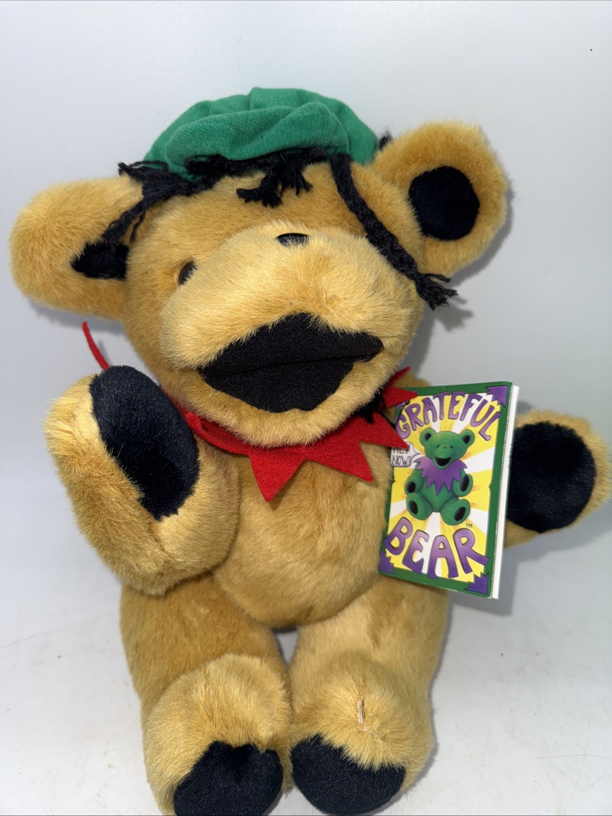 Rare Dead Stock Grateful Bear Dread Head Plush 12Inch plush