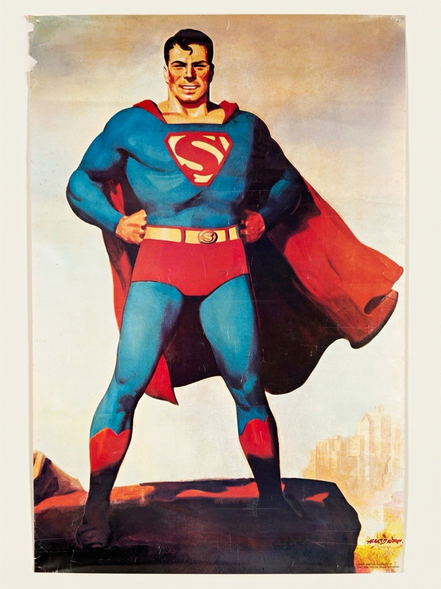 Vintage 1975 Superman Poster 24x36 Studio One Products GS404 Harry F. Luce DC Co