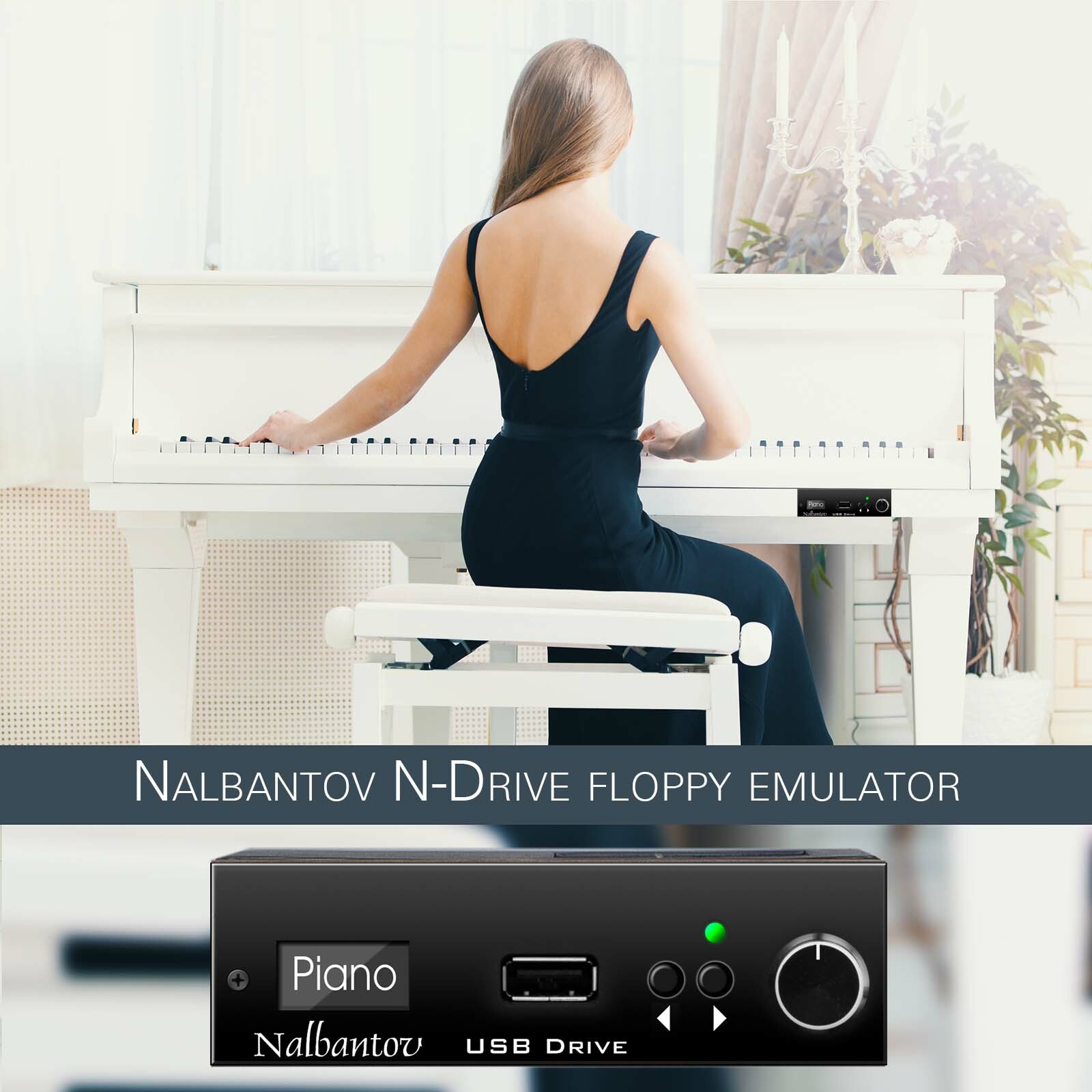  USB Emulator N-Drive eXtreme for Yamaha Disklavier MX100A, MX100B and MX101R