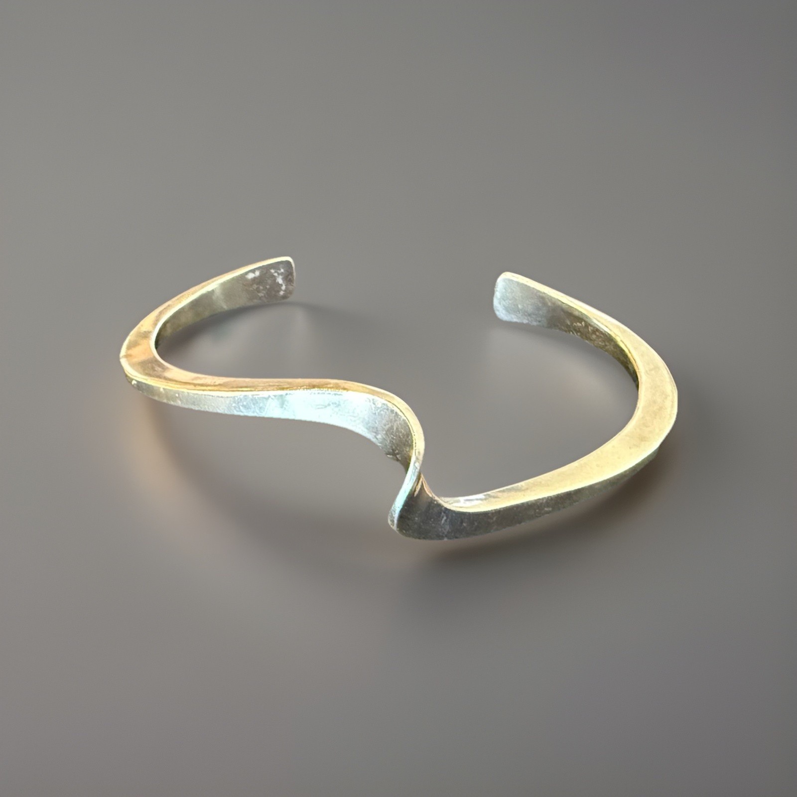 Ronald Hayes Pearson Modernist Twist Sterling Silver 925 AG Bracelet Signed