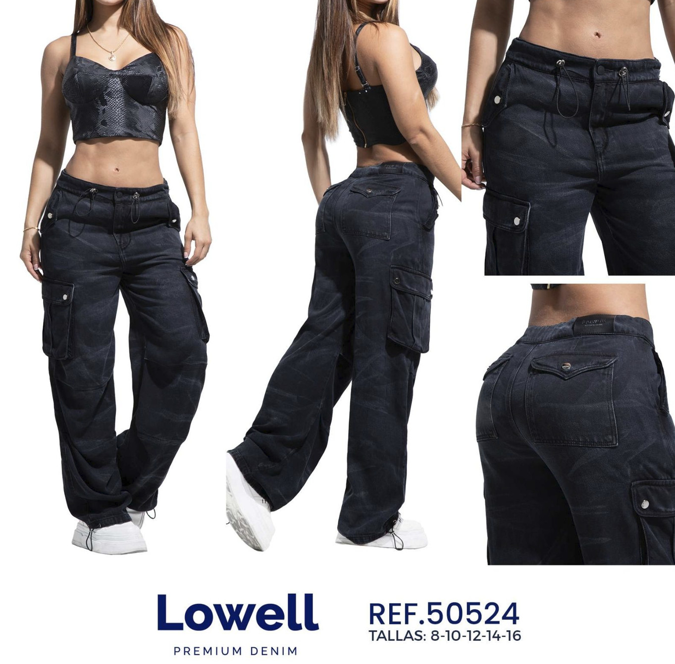 LOWELL JEANS COLOMBIANOS COLOMBIAN PUSH UP JEANS LEVANTA COLA BUTT LIFT  SIZE 9