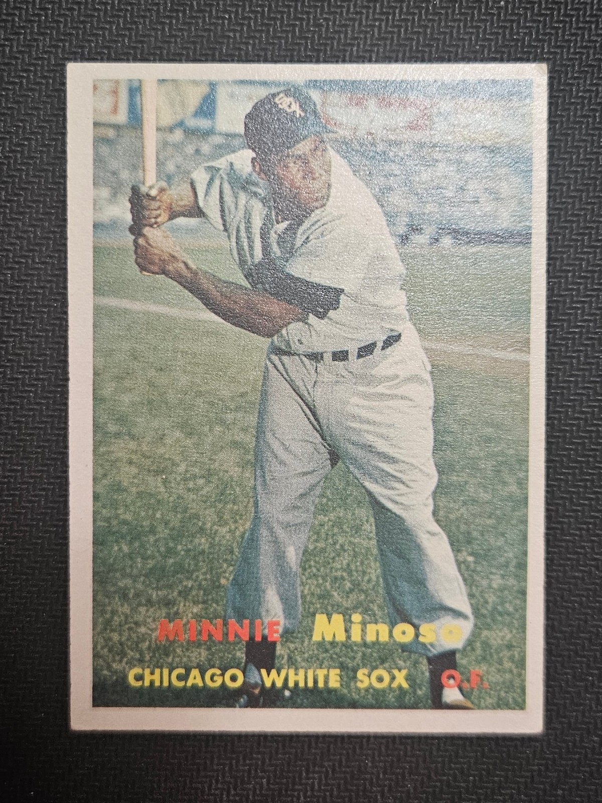 Minnie Minoso 1957 Topps #138 Chicago White Sox Minnie Minoso 1957 Topps #138 Chicago White Sox
