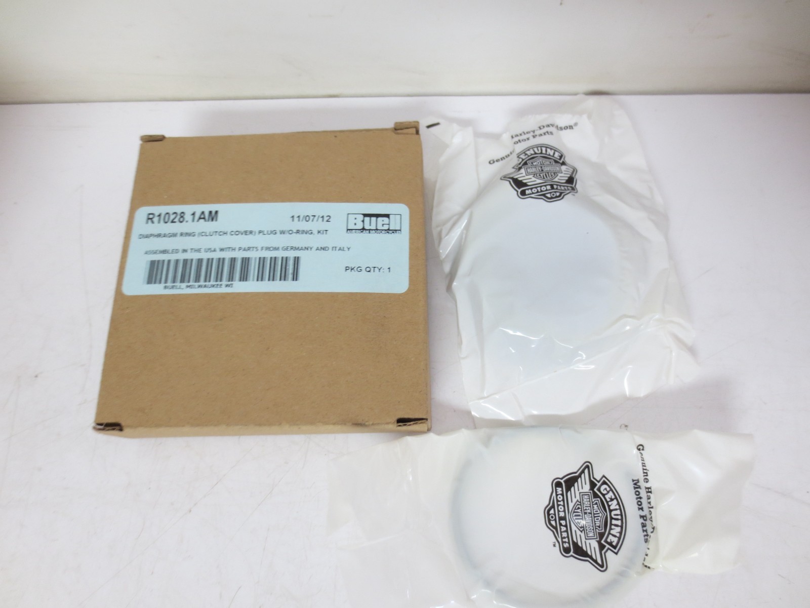 NEW Genuine Buell OEM Diaphragm Ring R1028.1AM NEW Genuine Buell OEM Diaphragm Ring R1028.1AM