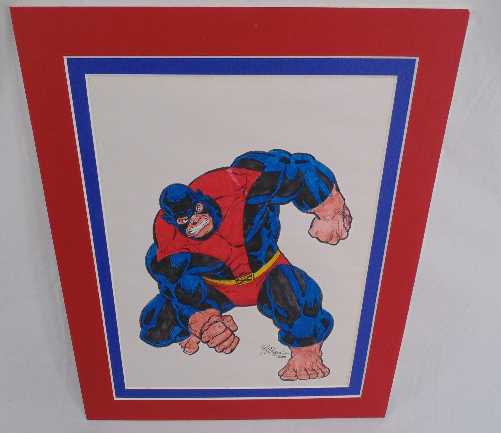 Bob McLeod Signed The Beast Original Comic Art Marvel X-Men 2000 Artwork Bob McLeod Signed The Beast Original Comic Art Marvel X-Men 2000 Artwork