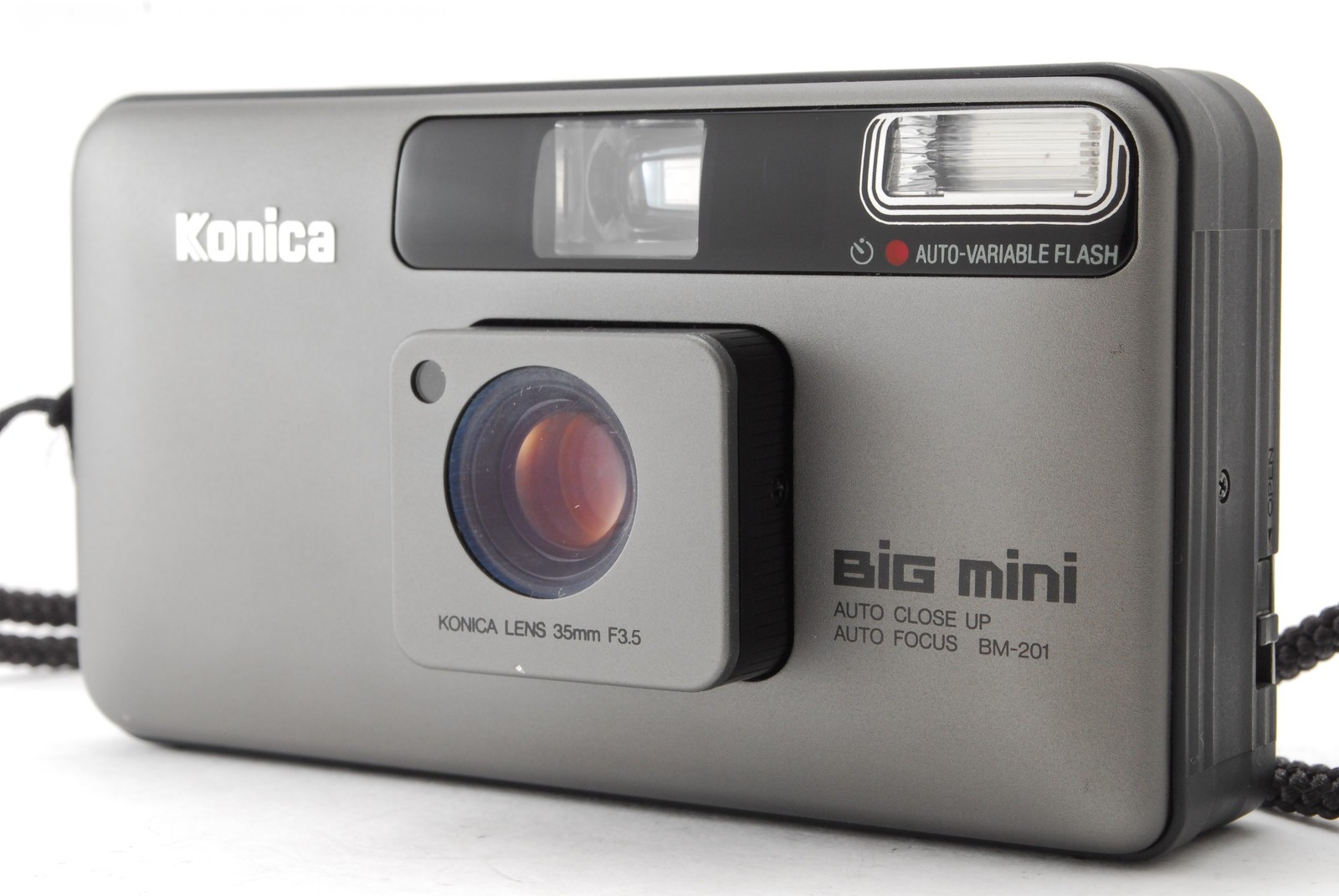 Read [Near MINT] Konica Big Mini BM-201 Point & Shoot 35mm Film Camera JAPAN