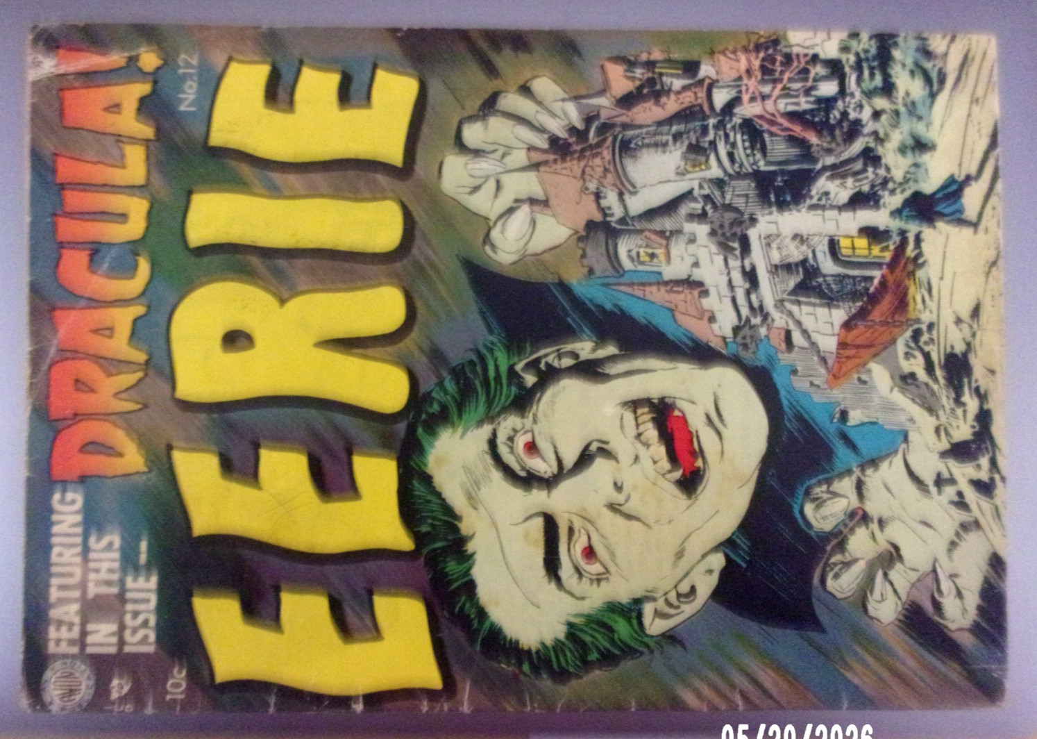 EERIE #12 AVON 1953 SOLID GD+ 1ST DRACULA IN COMICS FULL LENGTH STORY, CLASSIC