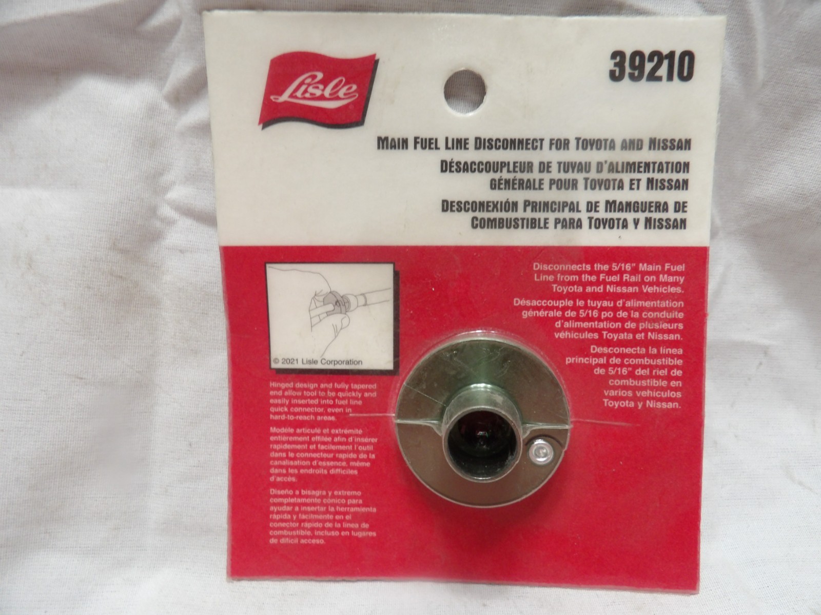 Lisle Main Fuel Line Disconnect for Toyota & Nissan #39210