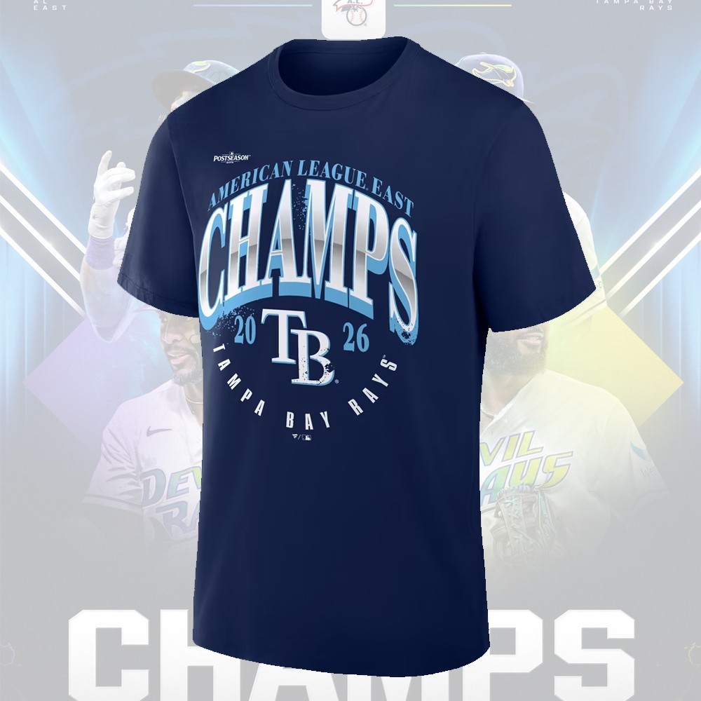 HOT NEW - Tampa Bay Rays 2026 AL East Division Champions One Side For Fans
