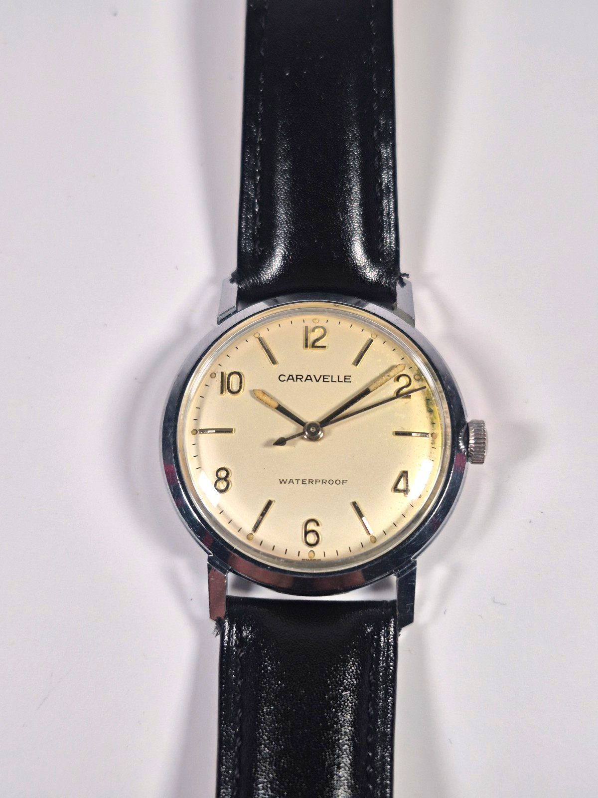 Vintage Caravelle Manual Wind 17 Jewels Watch Serviced