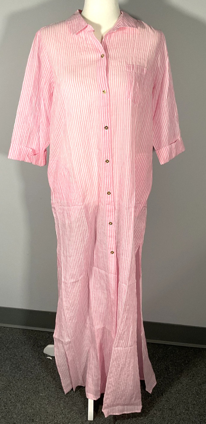 Lilly Pulitzer Natalie Women\'s Size S Pink Maxi Cover-Up Dress NWT