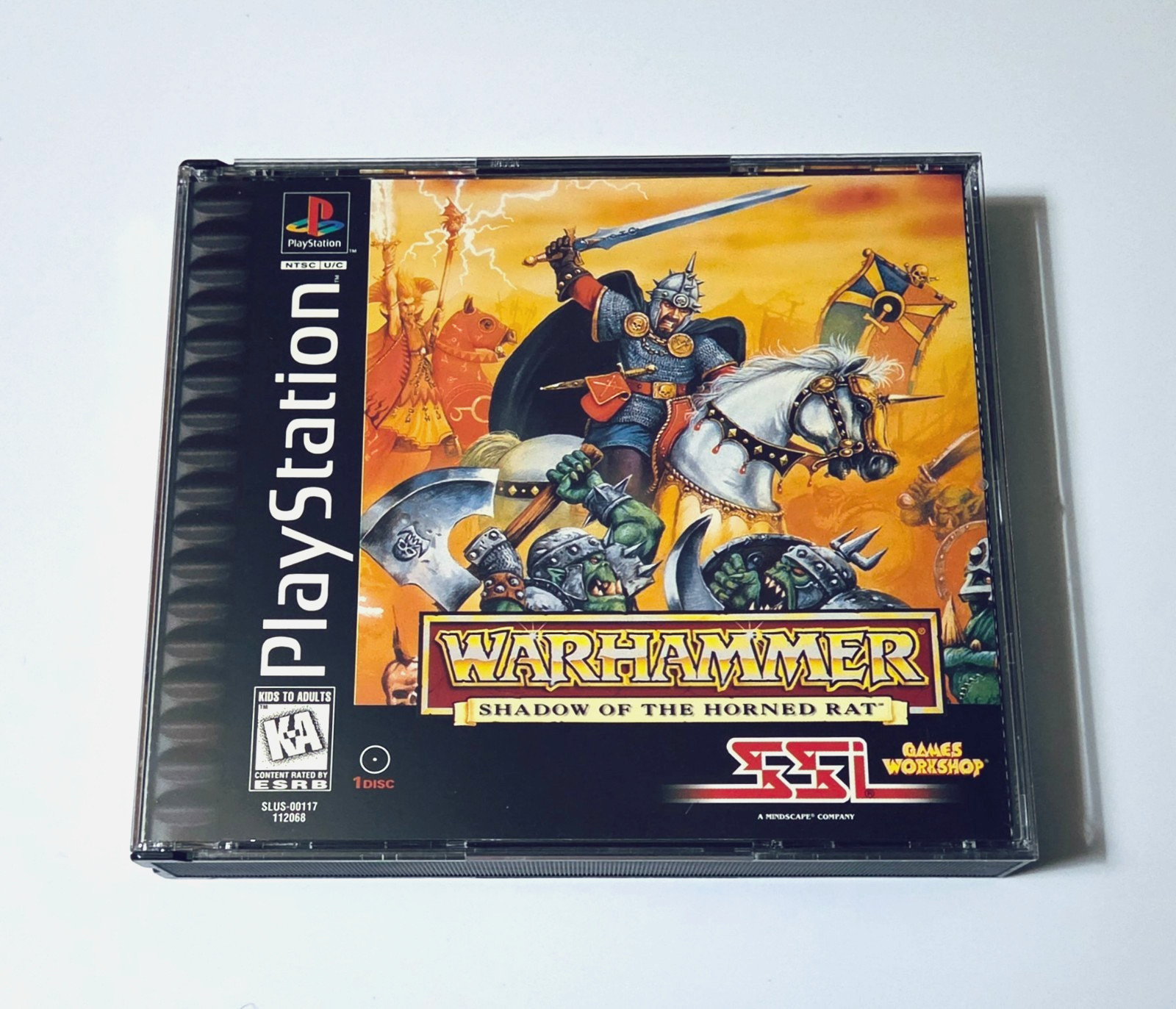 Warhammer Shadow of the Horned Rat - PS1 PlayStation - Complete - Excellent