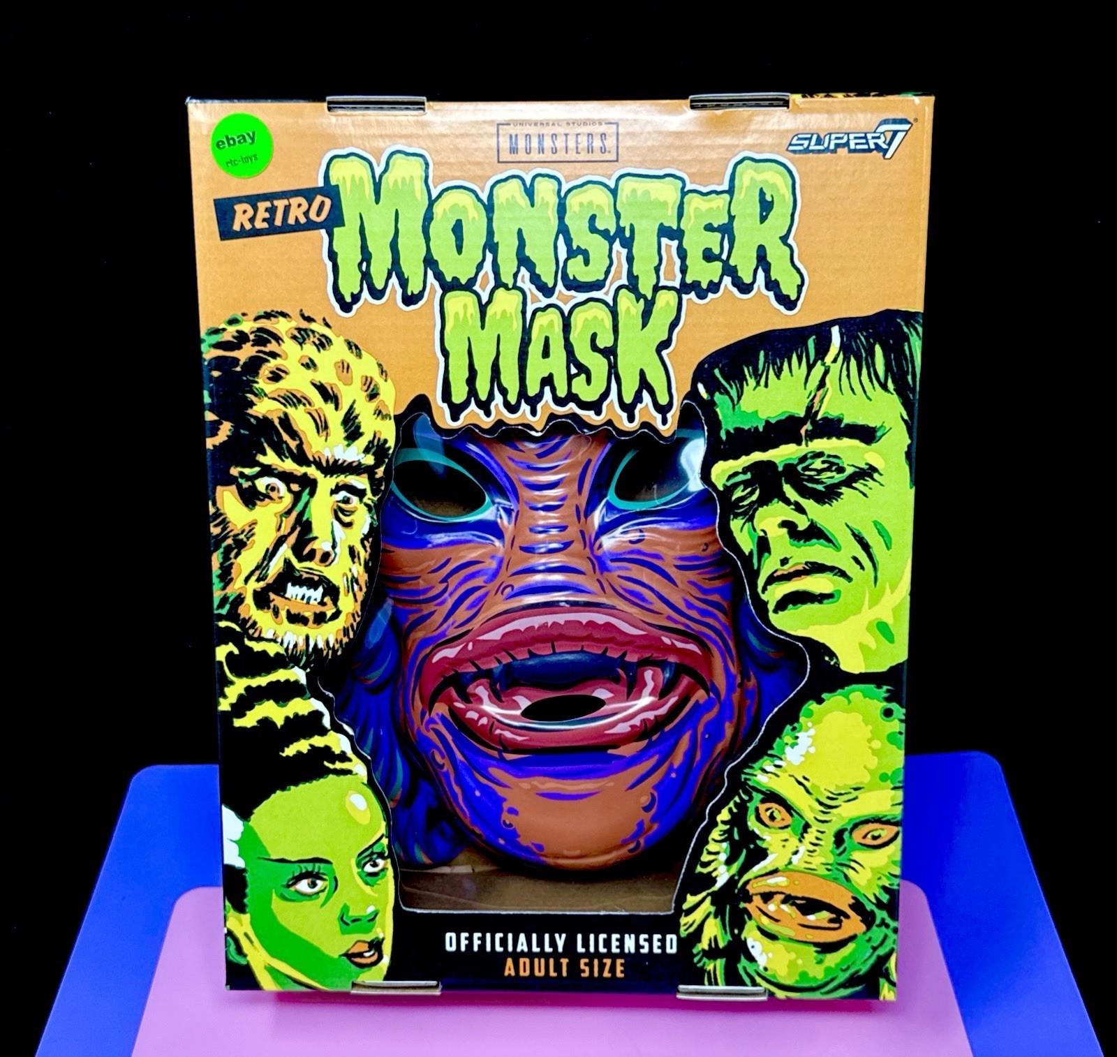 Super7 Creature Black Lagoon  (ORANGE) Universal Monsters Retro Mask Monster NEW
