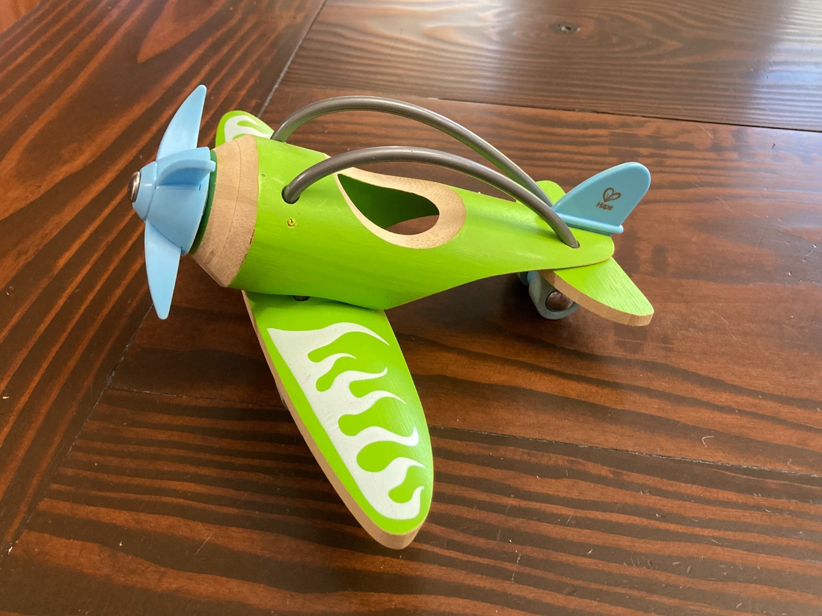 Hape Holding Bamboo Wood Airplane Toy Green Eco Friendly Aircraft Plane Hape Holding Bamboo Wood Airplane Toy Green Eco Friendly Aircraft Plane
