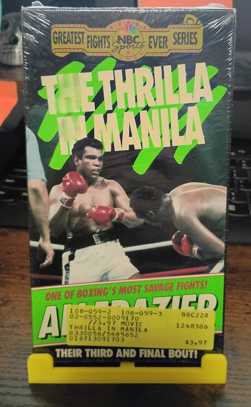 The Thrilla in Manila Ali vs. Joe Frazier III 1975 VHS SEALED (1990)