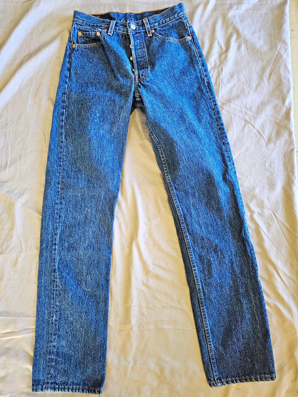 Levi\'s 501 Men\'s Straight Jeans Button Fly, 29x34, VTG 90s/Y2k, USA