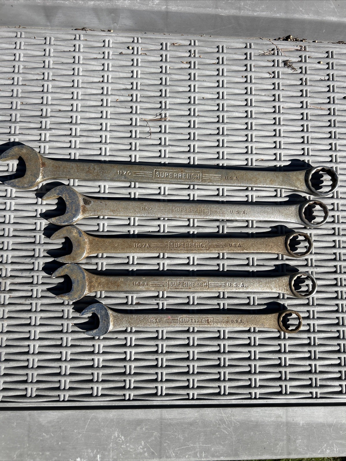 Vintage WILLIAMS Superrench 12-point Combination Wrench 1”-7/8 13/16 25/32 11/16 Vintage WILLIAMS Superrench 12-point Combination Wrench 1”-7/8 13/16 25/32 11/16
