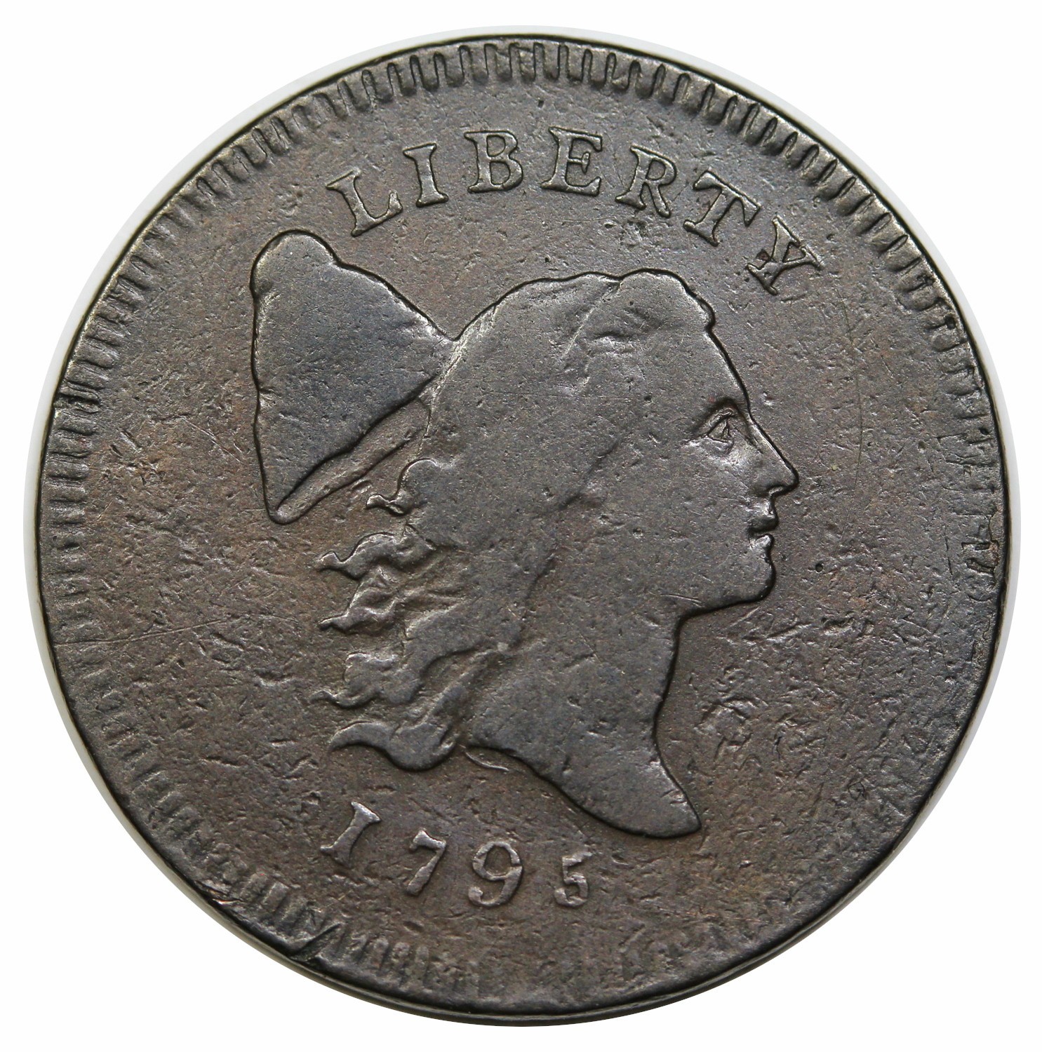 1795 Liberty Cap Half Cent, Plain Edge, No Pole, C-6a
