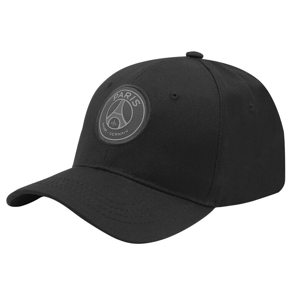 PSG Black Hat - Adjustable Fit - Authentic - Embroidered Detail PSG Black Hat - Adjustable Fit - Authentic - Embroidered Detail