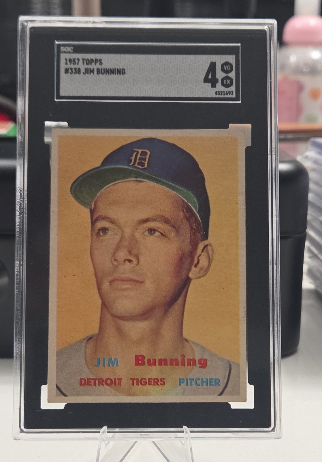 1957 Topps - Scarce Series Jim Bunning #338 (RC) 0566 1957 Topps - Scarce Series Jim Bunning #338 (RC) 0566