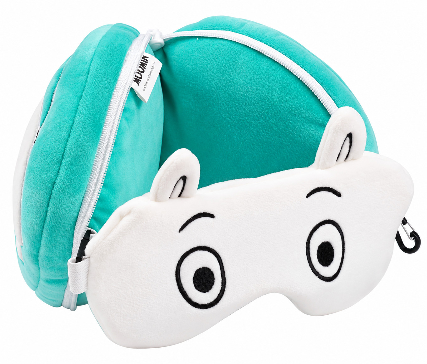Relaxeazzz Moomin Plush Travel Pillow and Eye Mask Set Relaxeazzz Moomin Plush Travel Pillow and Eye Mask Set