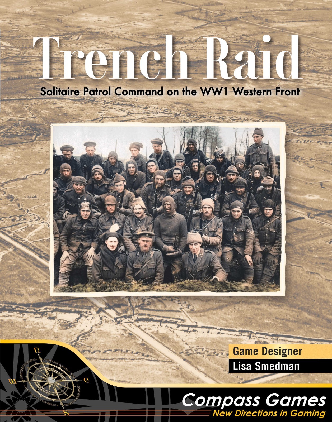 Compass Games Trench Raid Solitaire Patrol Command On The WW1 Western Front NISW