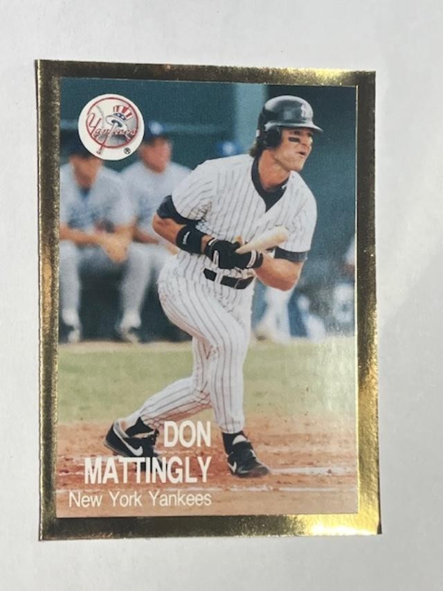 RARE 1991 Playball USA #91G-4 GOLD FOIL Don Mattingly MINT SHIPS FREE RARE 1991 Playball USA #91G-4 GOLD FOIL Don Mattingly MINT SHIPS FREE
