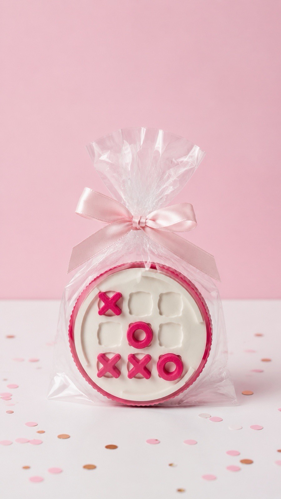 Mini Tic Tac Toe Game with Storage Case, Kids Party Favor, Travel Toy