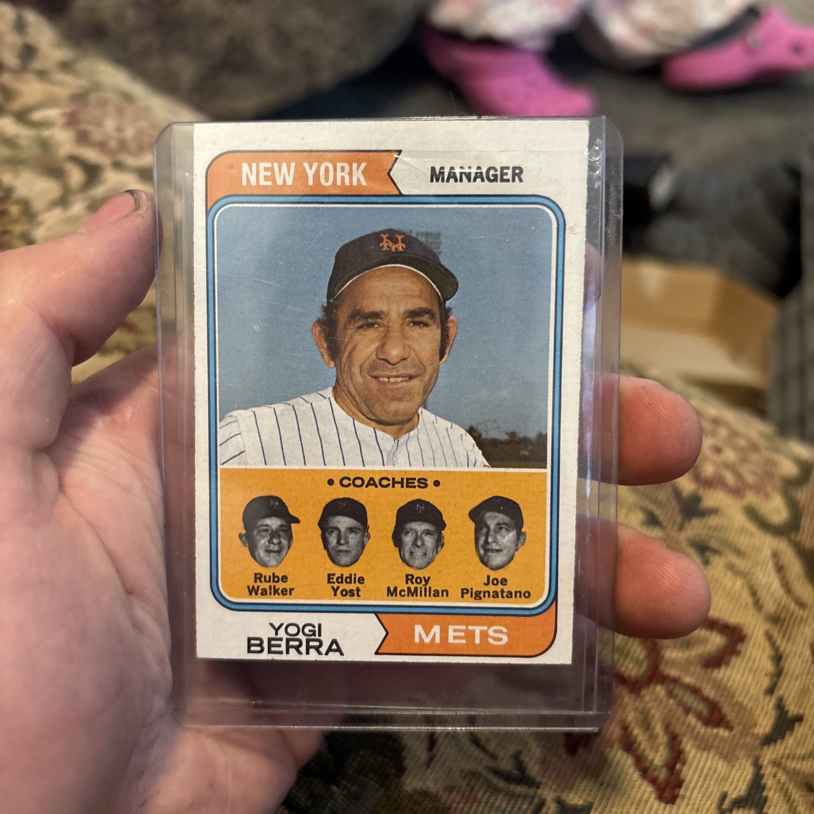 1974 Topps - Yogi Berra, Roy McMillan, Eddie Yost #179