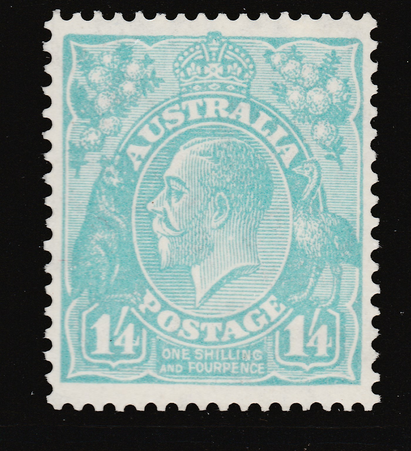1932 KGV CofA Wmk 1/4 BLUE \