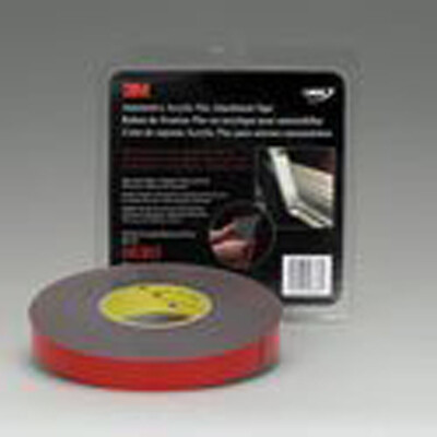 3M 06383 Gray 7/8 X 20 Yard Automotive Acrylic Plus Attachment Tape 3M 06383 Gray 7/8 X 20 Yard Automotive Acrylic Plus Attachment Tape